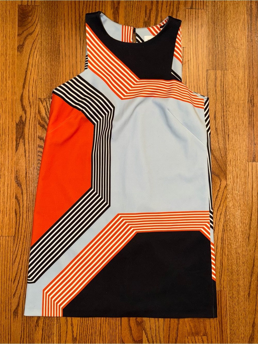 Milly Geo-Block Mini Dress